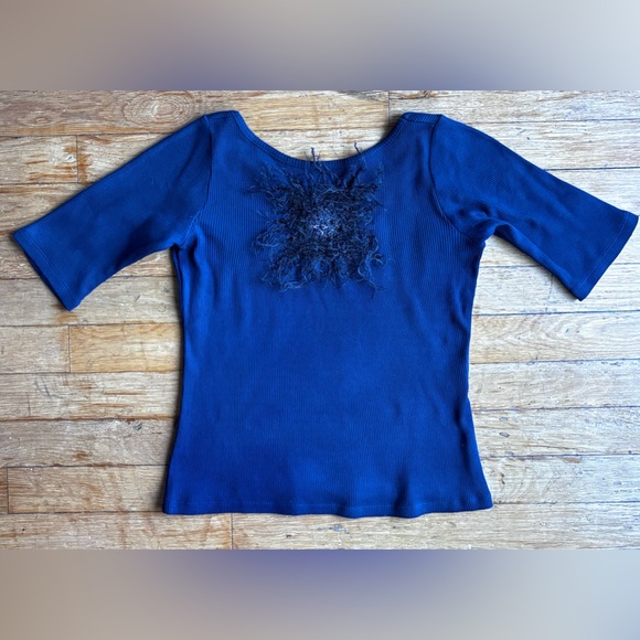 Ribbed Cotton Top with Intricate Embroidery
Small
Like New / Never Worn - Picture 10 of 10